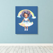 - Premium - Wrapped Canvas (gloss) Afdruk (Insitu (Houten vloer))