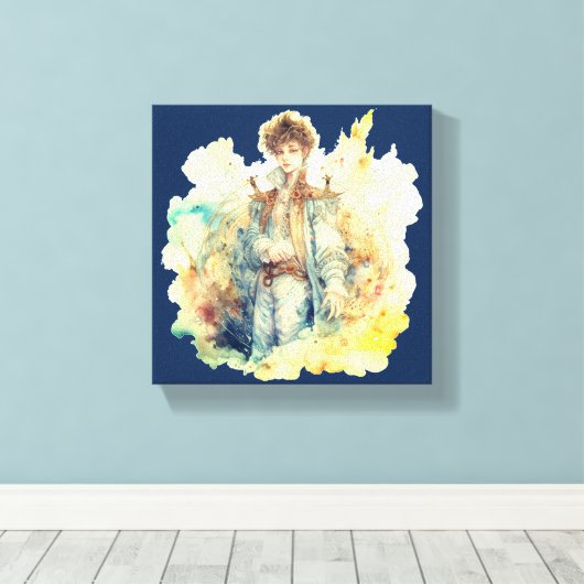 - Premium - Wrapped Canvas (gloss) Afdruk (Insitu (Houten vloer))