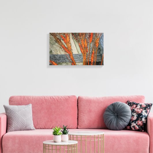 Premium Wrapped Canvas-Gloss-"jjhélène" original Canvas Afdruk (Insitu (Woonkamer))