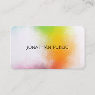 Premium - Zijderafwerking elegant Abstract kunstma Visitekaartje