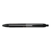 Premium zwart chique goud professionele monogram zwarte inkt pen (Achterkant)