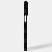 Premium zwart vierkant patroon Case-Mate iPhone case (Achterkant / Rechts)