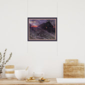 "Premonition" van Henryk Weyssenhoff ca.1893 Poster (Keuken)