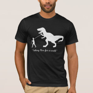 prenant Rex pour un T-shirt de promenade -