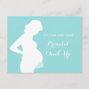 Prenataal bezoek Controle OB-GYN Afspraak Herinner Briefkaart