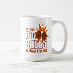 Prend de grandes boules : Tasse de café de bowlin