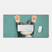 Prend un somme professionnel Chat drôle endormi (Clavier et souris)