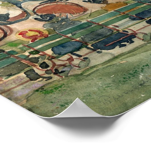 Prendergast - Central Park Poster (Hoek)