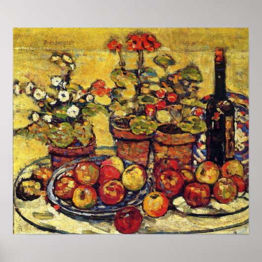 Prendergast - Fruit and Flowers 1913 Poster (Voorkant)