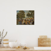 Prendergast - Landschap met figuren Poster (Keuken)