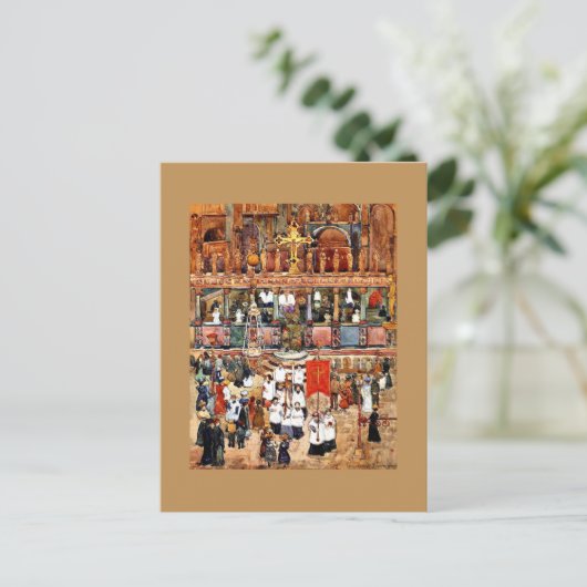 Prendergast - Paasprocessor, St. Marks Briefkaart (Staand voorkant)
