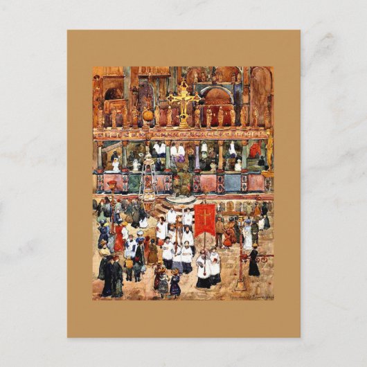 Prendergast - Paasprocessor, St. Marks Briefkaart (Voorkant)