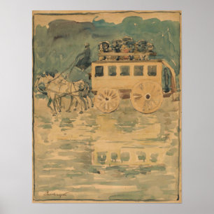 Prendergast - Parijse Omnibus 1893 Poster