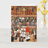 Prendergast - Pasen Processie, St. Marks Kaart (Gele Bloem)