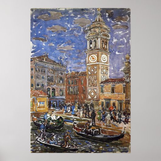 Prendergast - San Maria Formosa Venice 1912 Poster (Voorkant)
