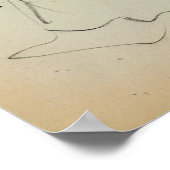 Prendergast - staande vrouw in profiel poster (Hoek)