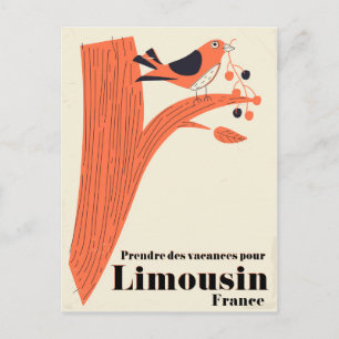 Prendre des vacances pour Limousin France Briefkaart