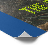 Prendre La Route Moins Voyagé - Poster Motivationn (Coin)