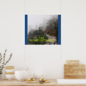 Prendre La Route Moins Voyagé - Poster Motivationn (Cuisine)