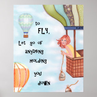 Prendre l'avion - Impression d'Art Inspirant