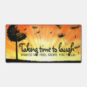 "Prendre le temps de rire" Motivation Affirmation (Recto)