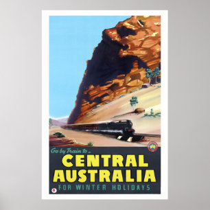 Prendre le train pour aller en Australie Poster vi