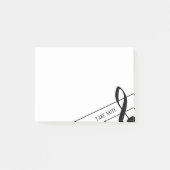 Prendre note Treble Clef Post-It Notes (Devant)