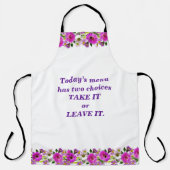 prendre ou laisser le grand tablier (Recto)