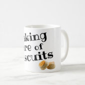 Prendre soin de biscuits café Mug (Devant droit)