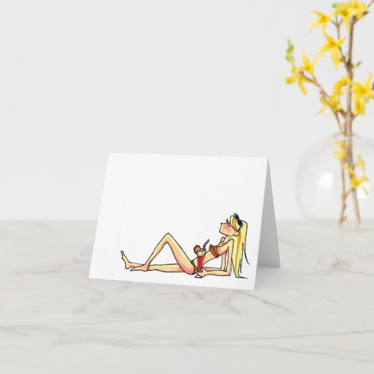 prendre un bain de soleil le carte pour notes de (Fleur jaune)