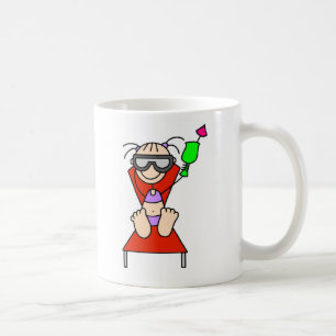 Prendre un bain de soleil le chiffre tasse de