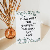 Prendre Un Signe De Faveur Baby shower Succulent