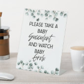 Prendre Un Signe De Faveur Baby shower Succulent (In SItu)
