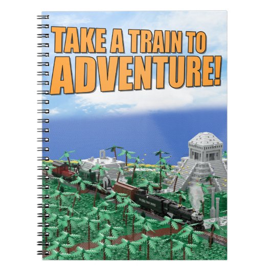 Prendre un train pour le cahier d'aventure (Devant)