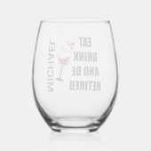 Prendre Un Verre Retraité Personnalisé (Verso)