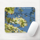 Prenez des mini-vacances ! Tapis de souris Fleurs  (Avec souris)