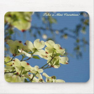 Prenez des mini-vacances ! Tapis de souris Fleurs 