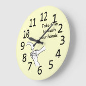 Prenez du temps de laver votre horloge murale de (Angle)