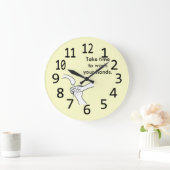 Prenez du temps de laver votre horloge murale de (Maison)