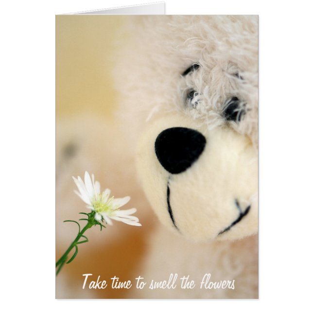 Prenez du temps de sentir les fleurs (Devant)