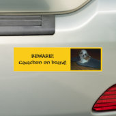 PRENEZ GARDE ! Cavachon à bord ! Autocollant de (En voiture)