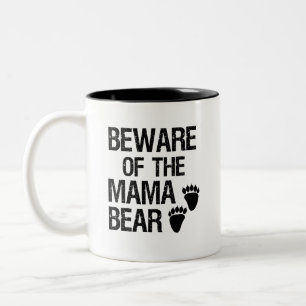 Prenez garde de la tasse de café drôle de maman