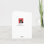 Prenez garde de Sid, une carte de voeux d'un (Dos)