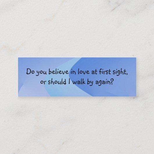 Prenez la ligne carte d'introduction (Devant)