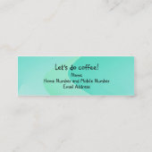 Prenez la ligne carte d'introduction (Dos)