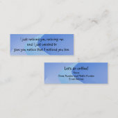 Prenez la ligne carte d'introduction (Devant / Derrière)