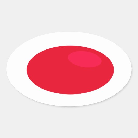 Prenez la pilule rouge Oval Sticker (Devant)