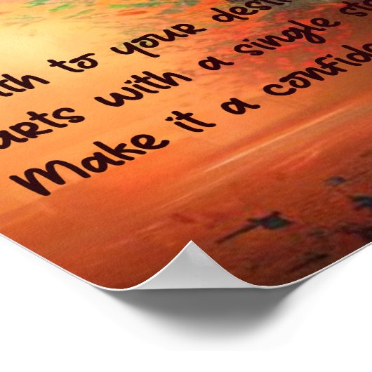 Prenez la première étape Poster Paper (Matte) (Coin)