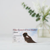Prenez le contrôle de votre santé - carte de (Debout devant)