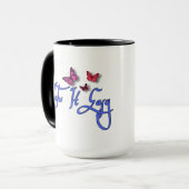 Prenez-le facilement - Mug de café motivationnel (Devant gauche)